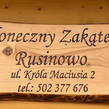 Dom wakacyjny Sloneczny Zakatek Jerzy Stryczek Rusinowo (Slawno)